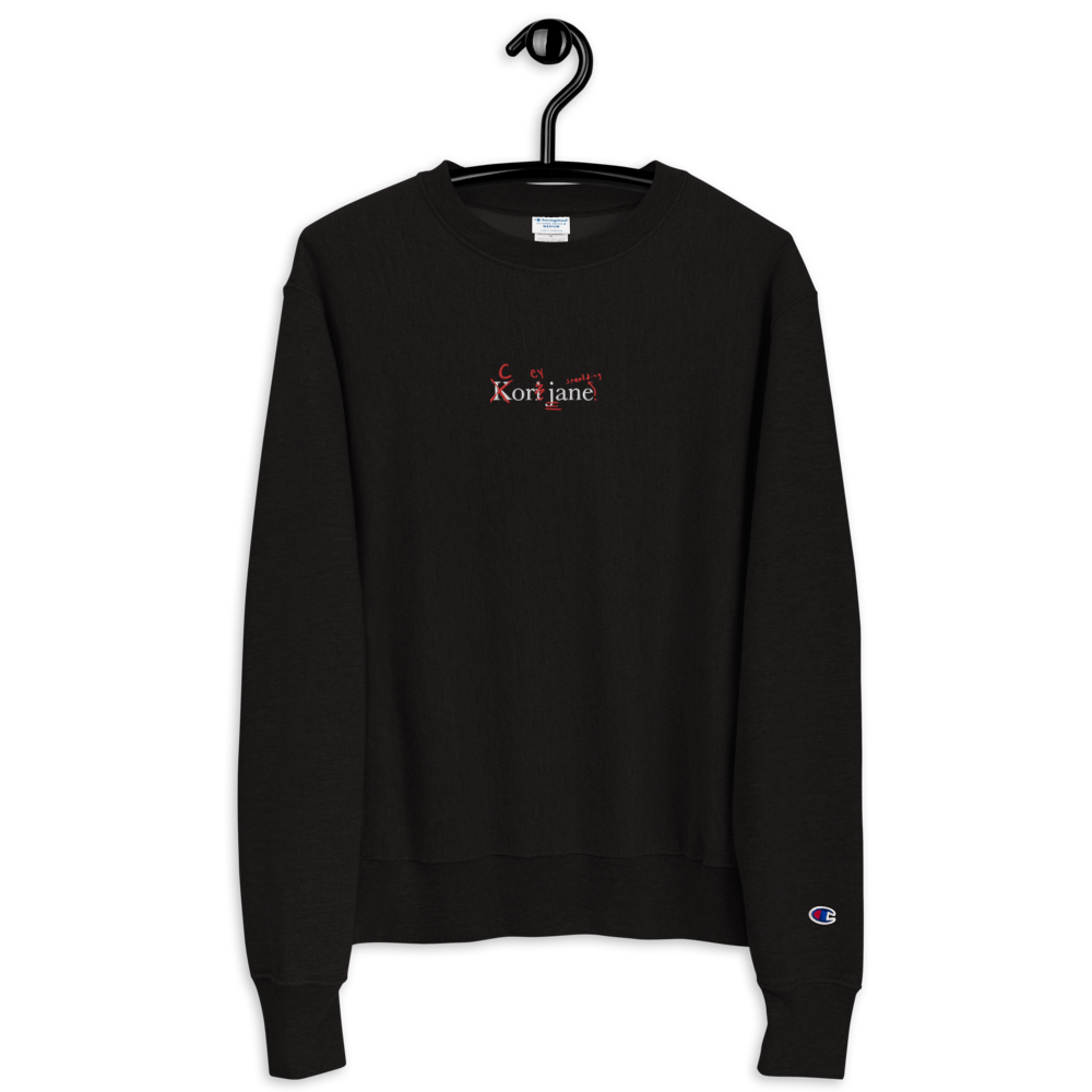 Kori Jane Embriodered Unisex Champion Sweatshirt