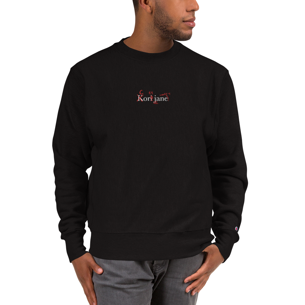 Kori Jane Embriodered Unisex Champion Sweatshirt