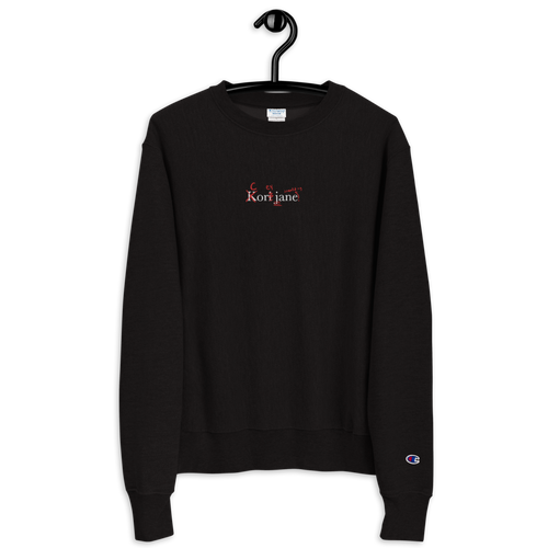 Kori Jane Embriodered Unisex Champion Sweatshirt Kori Jane Embriodered Unisex Champion Sweatshirt